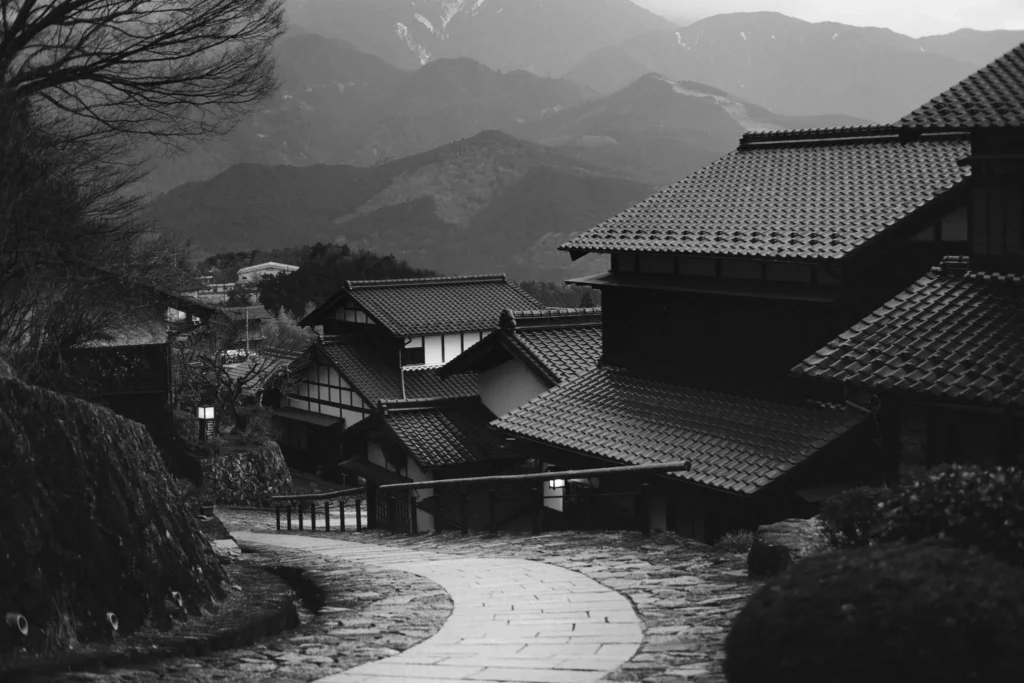 Contact Joshu Customer service Image A peaceful traditional Japanese village nestled in nature, showcasing heritage and harmony.